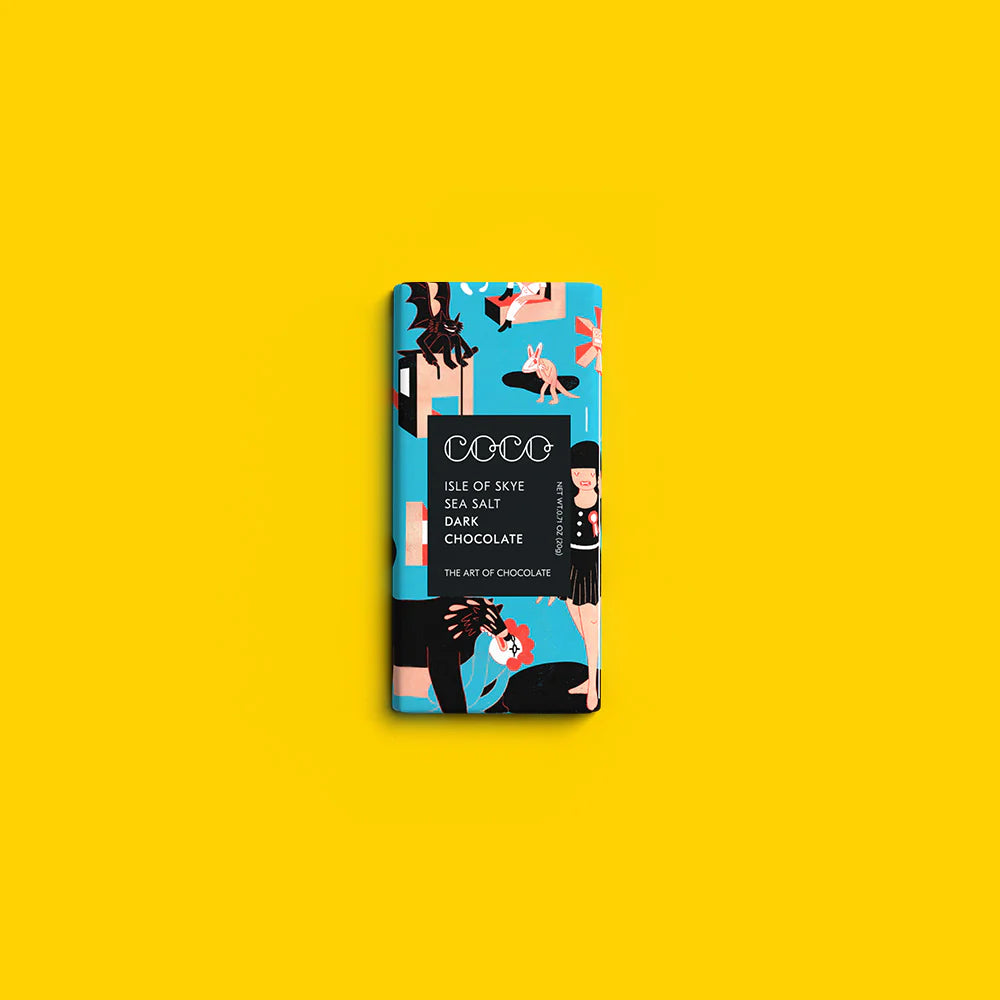 Mini Dark Chocolate Bar- Isle of Skye Sea Salt