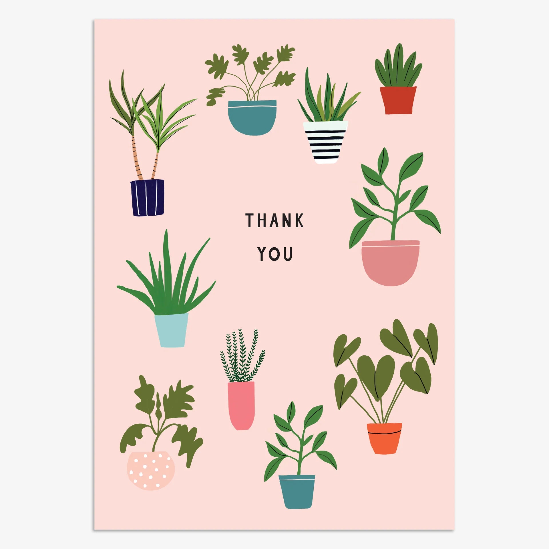 Thank You Card -  Plants