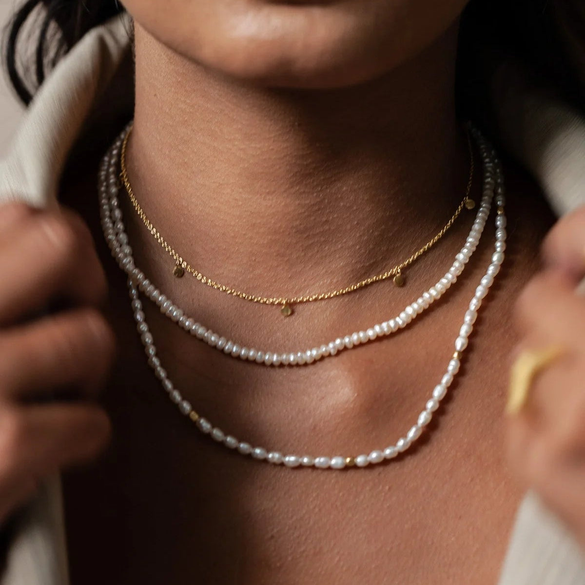 Freshwater Pearl Necklace - Fina