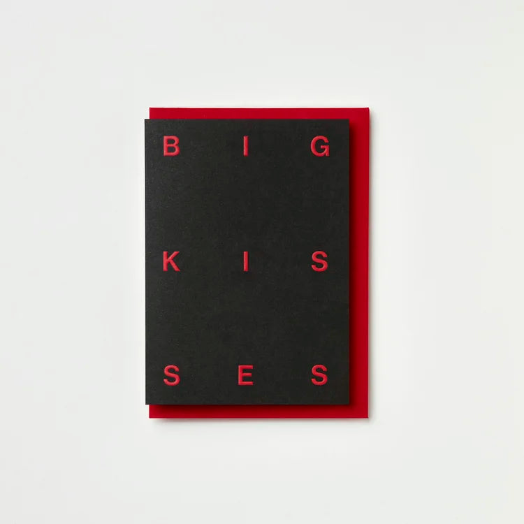 'Big Kisses' Card