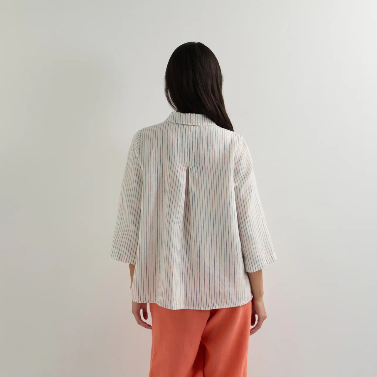 White Space Dye Stripe Shirt - Multi