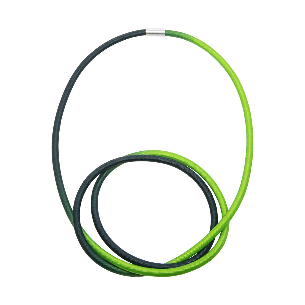 String Necklace - Lime Green