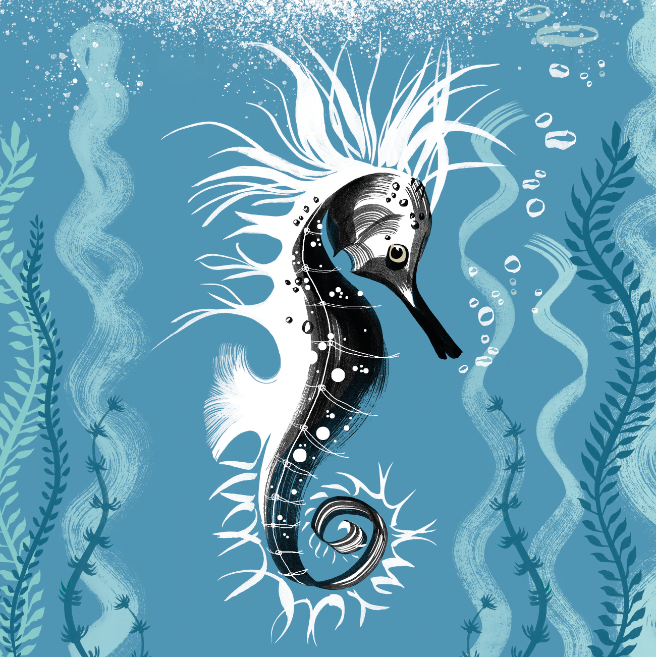 Sea Our Oceans - Sea Horse Card