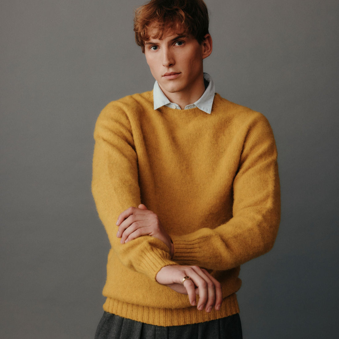 Men's Shaggy Jumper - Nectar – The Longship