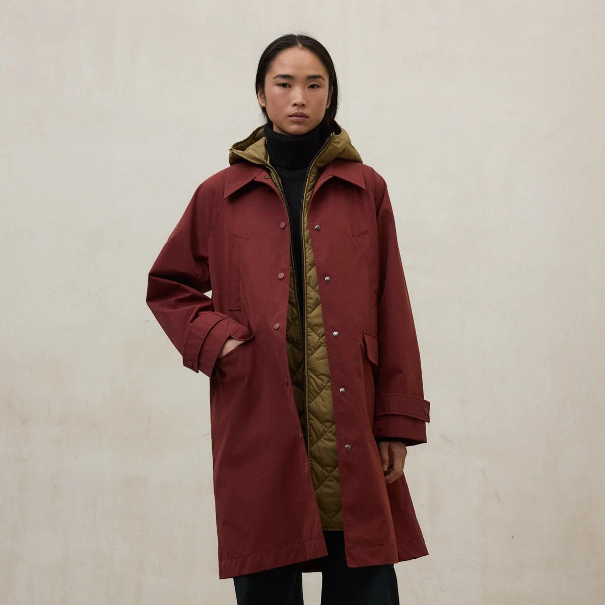 Hyden Jacket - Red Velvet