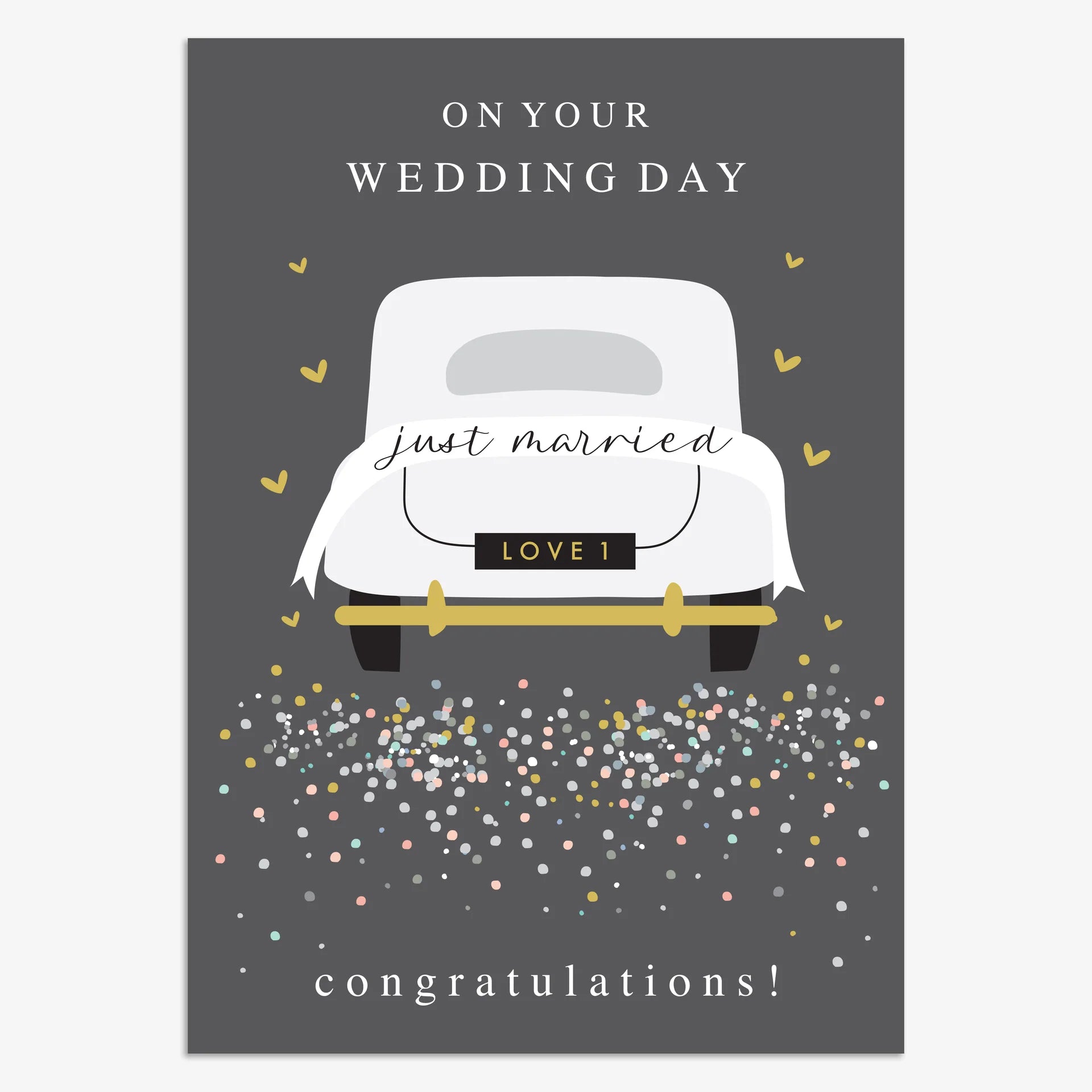 Wedding Card - Car