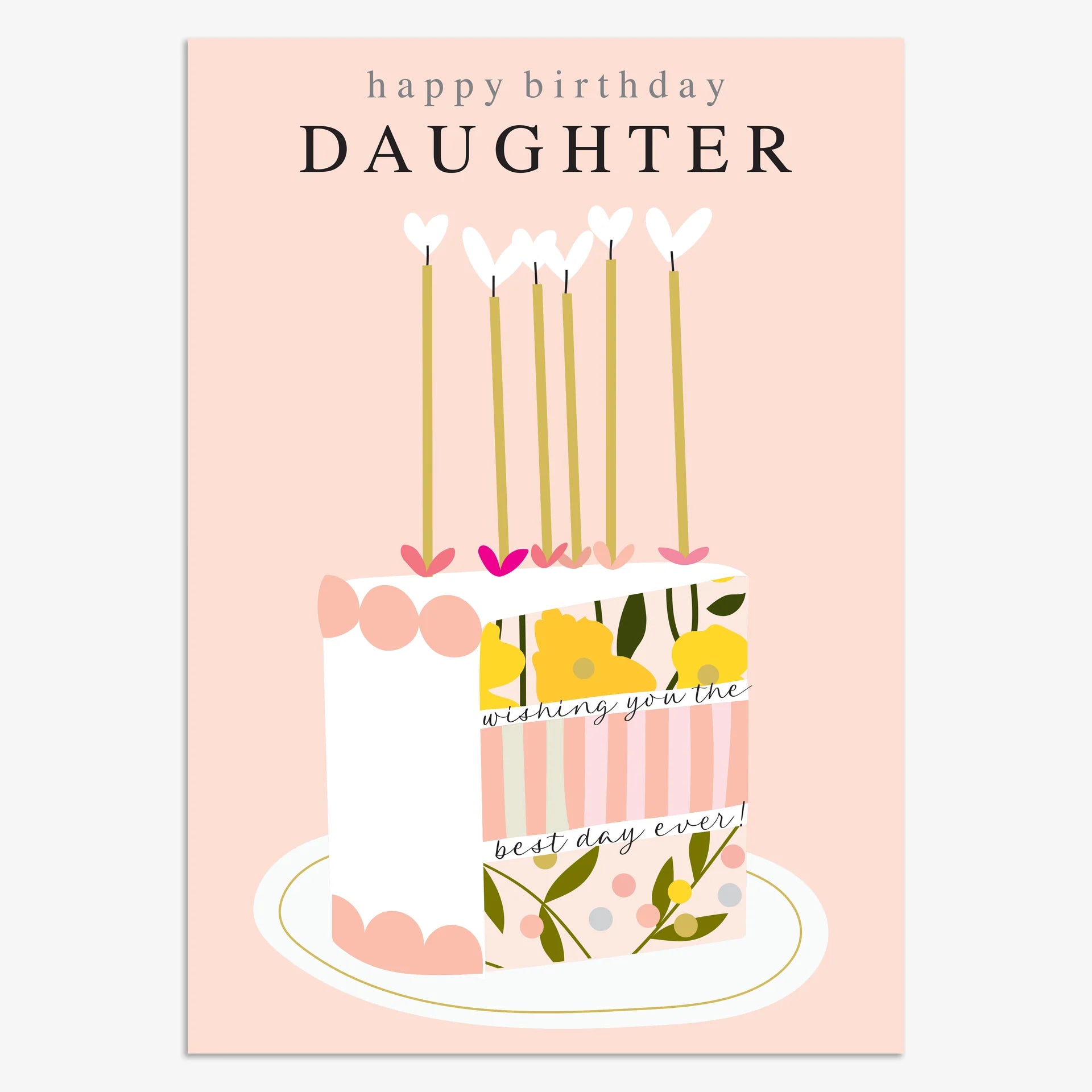 Happy Birthday Card - Daughter