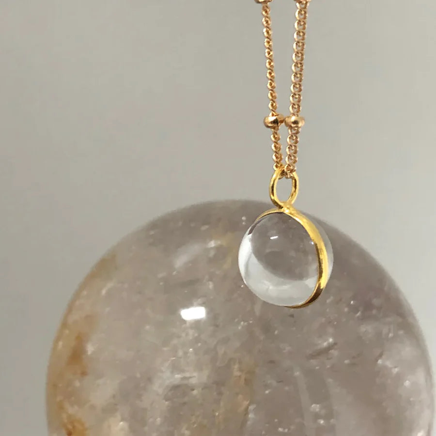 Magic Crystal Ball Long Necklace