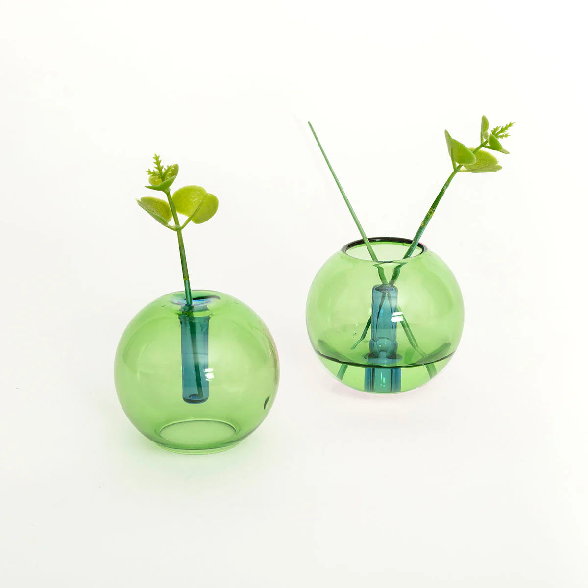 Mini Bubble Vase - Green / Blue