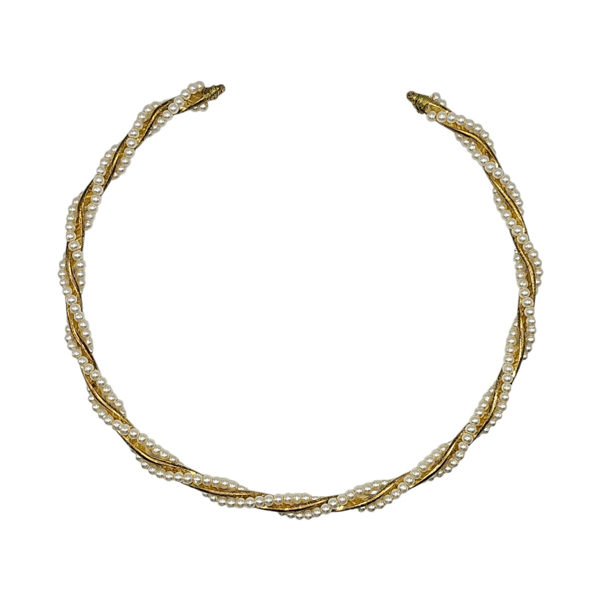 Pearl Wrap Collar Necklace