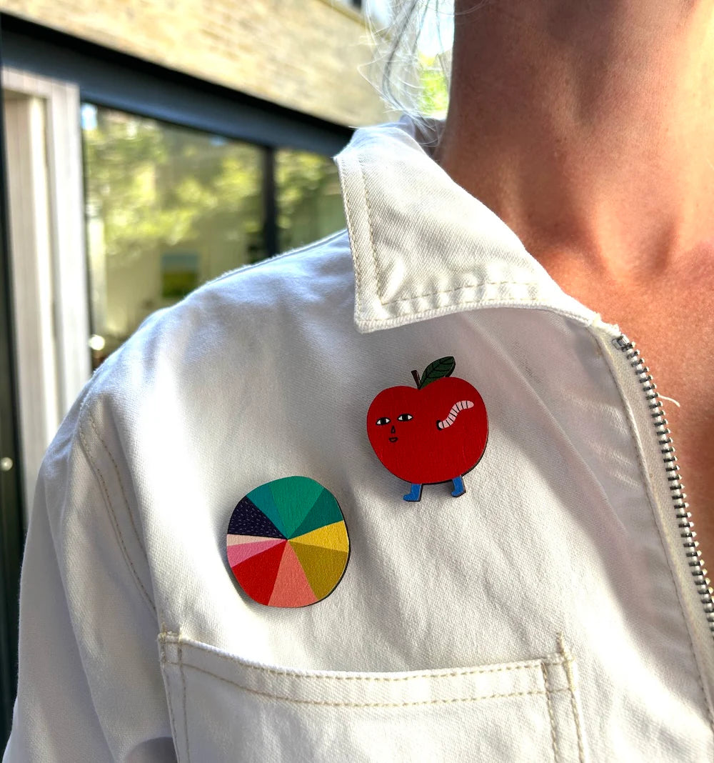 Colour Wheel Pin Badge