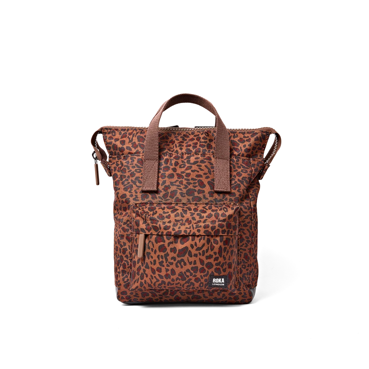 Bantry B Small Canvas Backpack - Mini Leopard