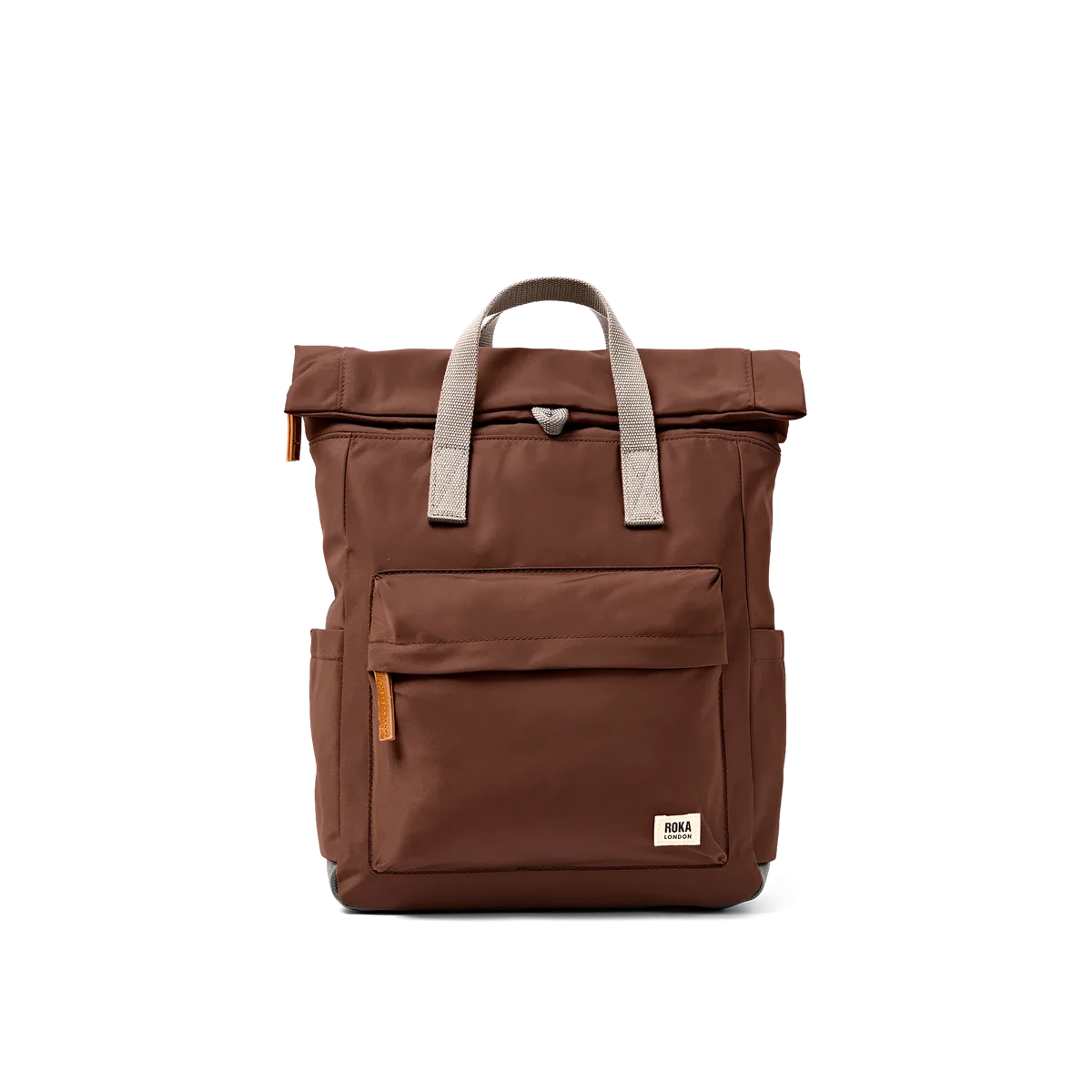 Canfield Roll Top Medium Nylon Backpack - Rocky Road