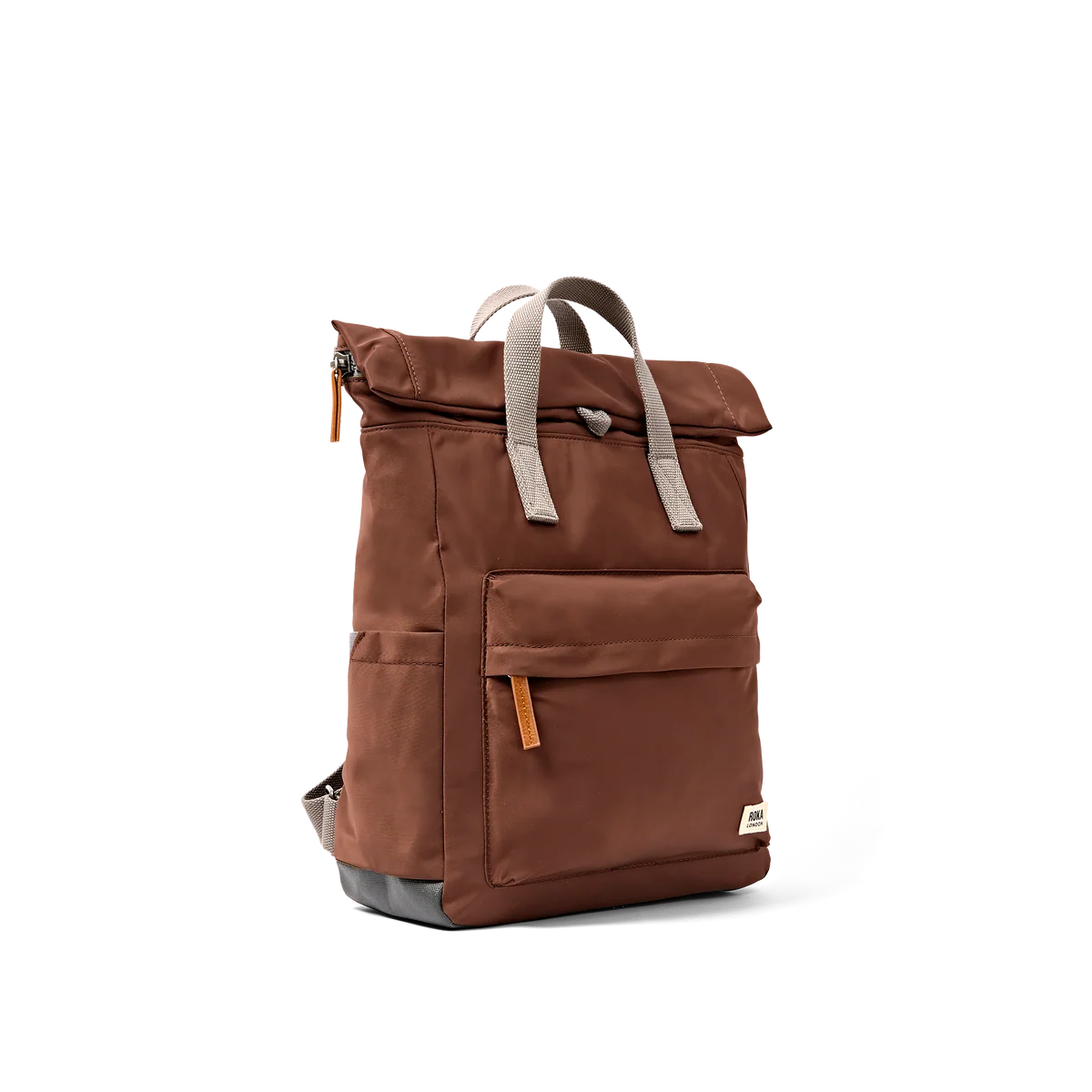 Canfield Roll Top Medium Nylon Backpack - Rocky Road