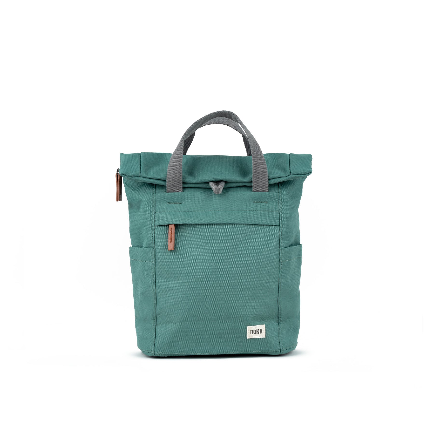 ROKA Finchley A Medium Recycled Canvas Backpack Sage The Longship
