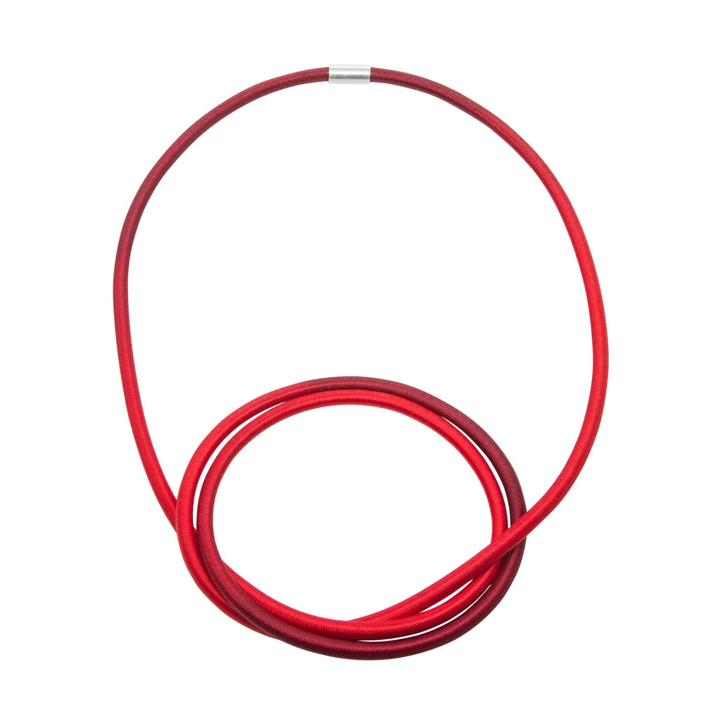 String Necklace - Scarlet & Red