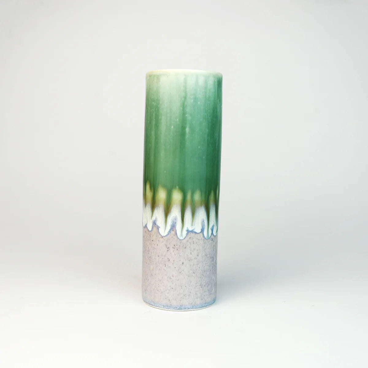 Medium Cylinder Vase - Green
