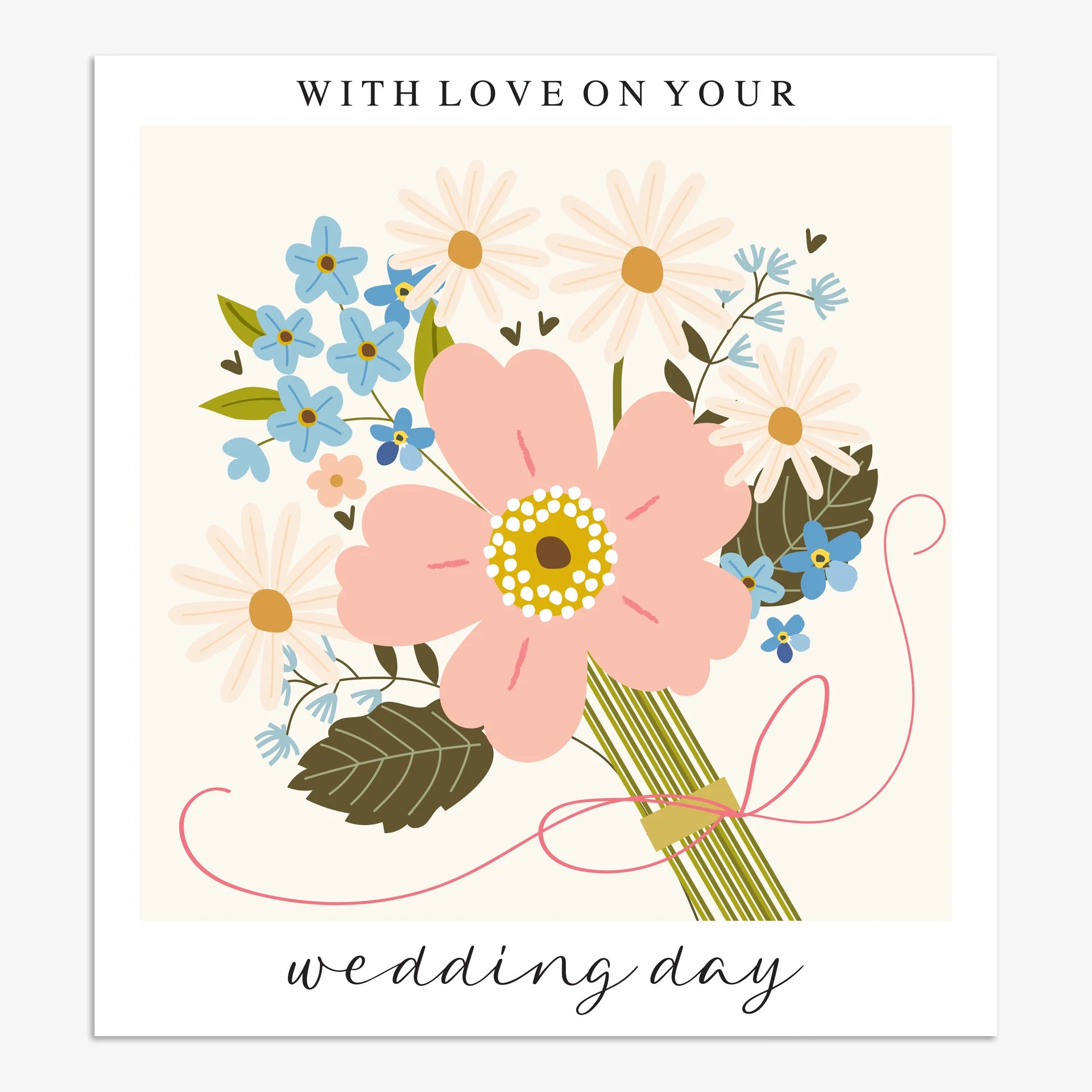 Wedding Card - Bouquet