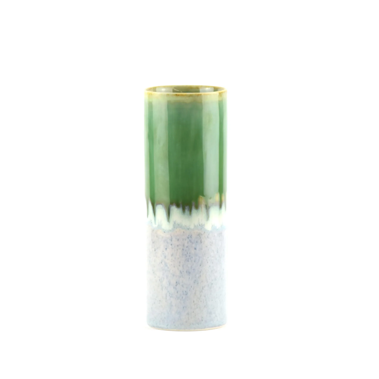 Medium Cylinder Vase - Green