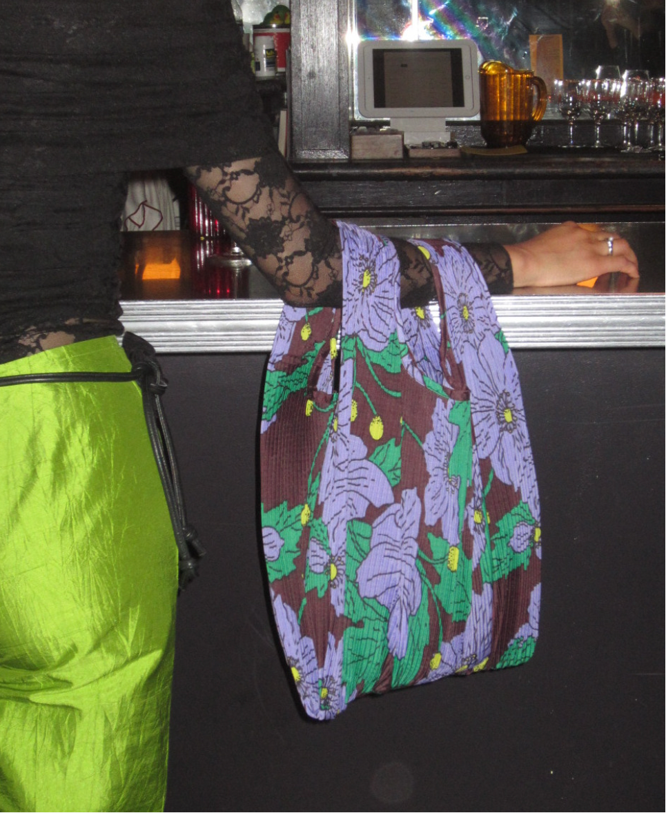 Standard Baggu - Maroon Poppy