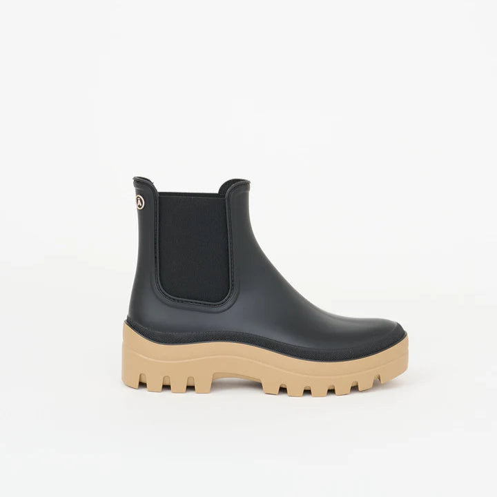 Prahara Ankle Boot - Black & Kelp
