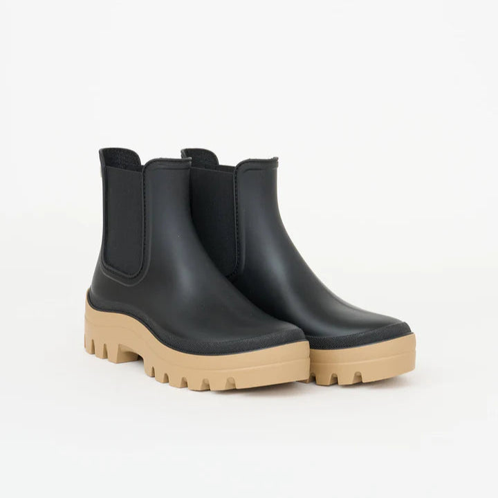 Prahara Ankle Boot - Black & Kelp