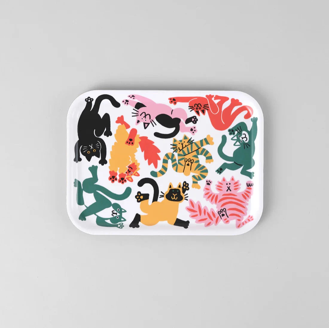 Art Tray - Rectangle - Cats - Mini