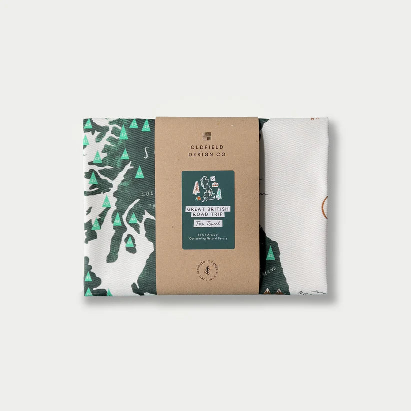 Tea Towel - Great British Road Trip