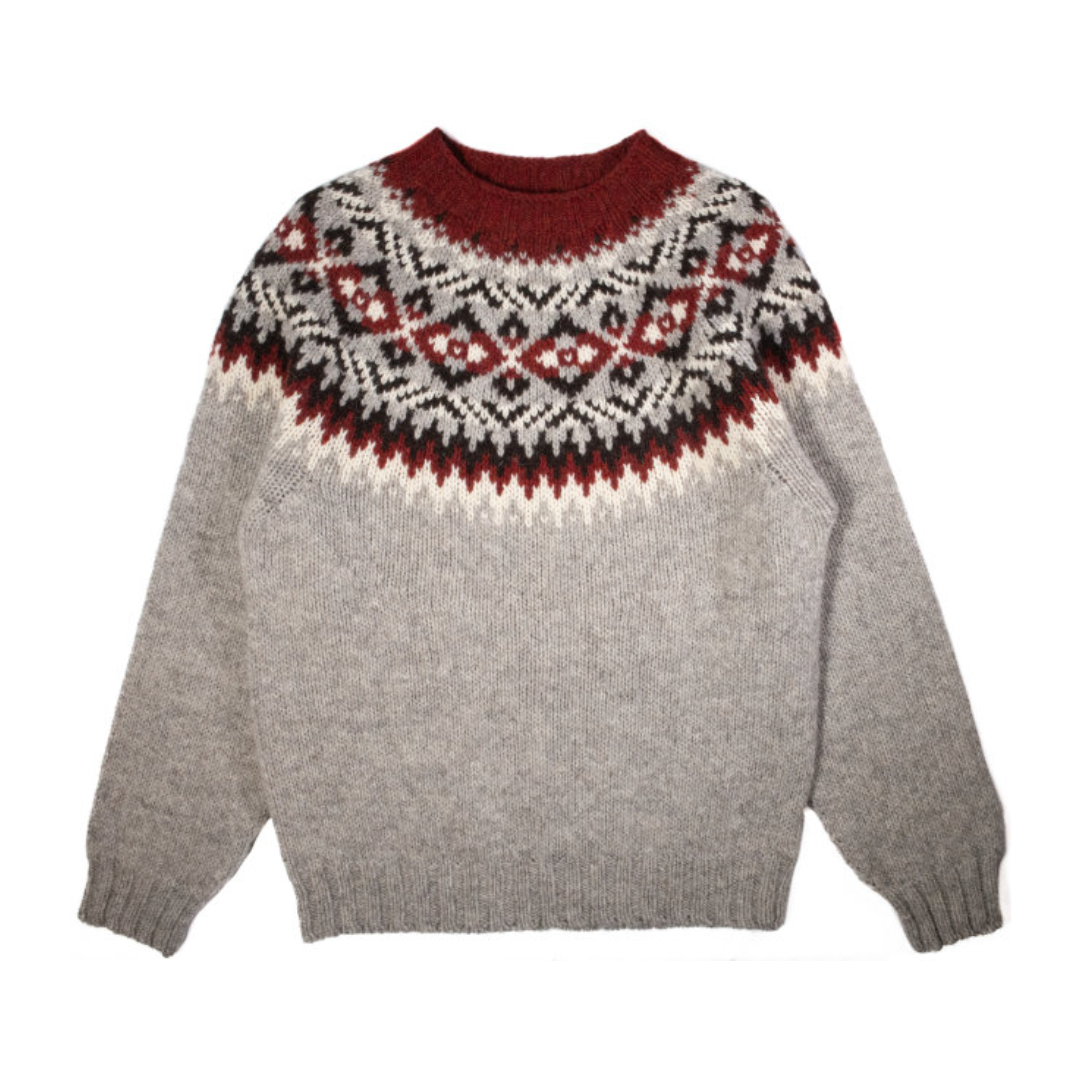 Men's Heritage Crew Neck Jumper - Wensleydale