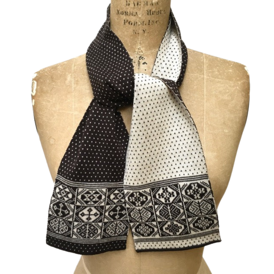 BAKKA Mini Scarf - Polka Dot - Black & White