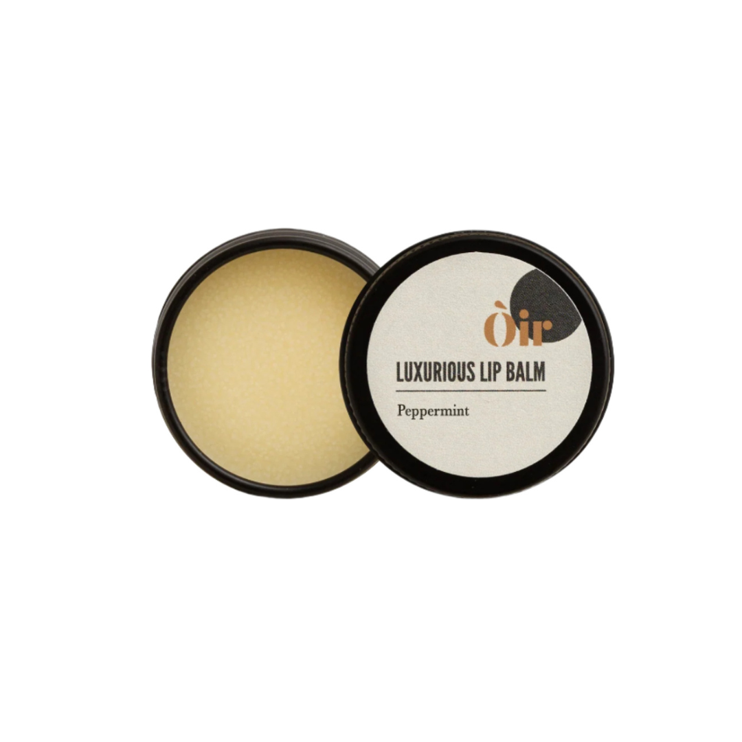 A tin of Oir Luxurious Peppermint Lip Balm - Made In Scotland 