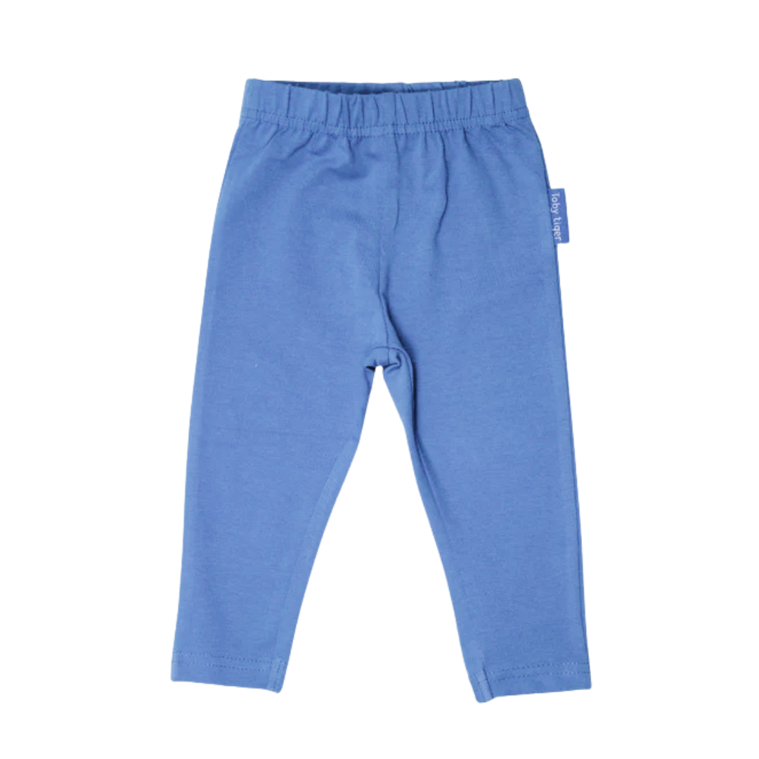 Organic Blue Basic Leggings