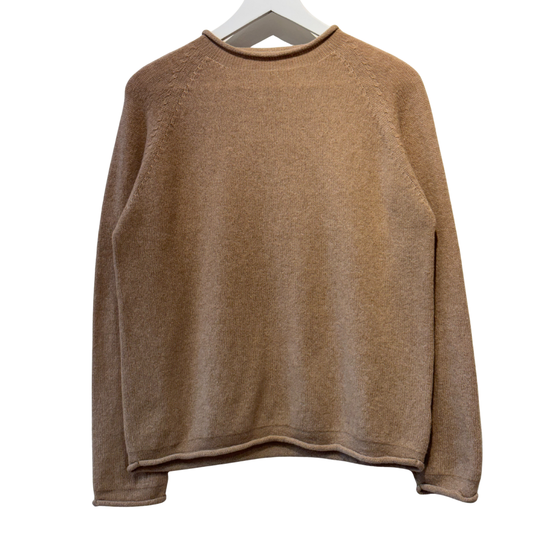 Plain Superfine Sweater - Sandstorm
