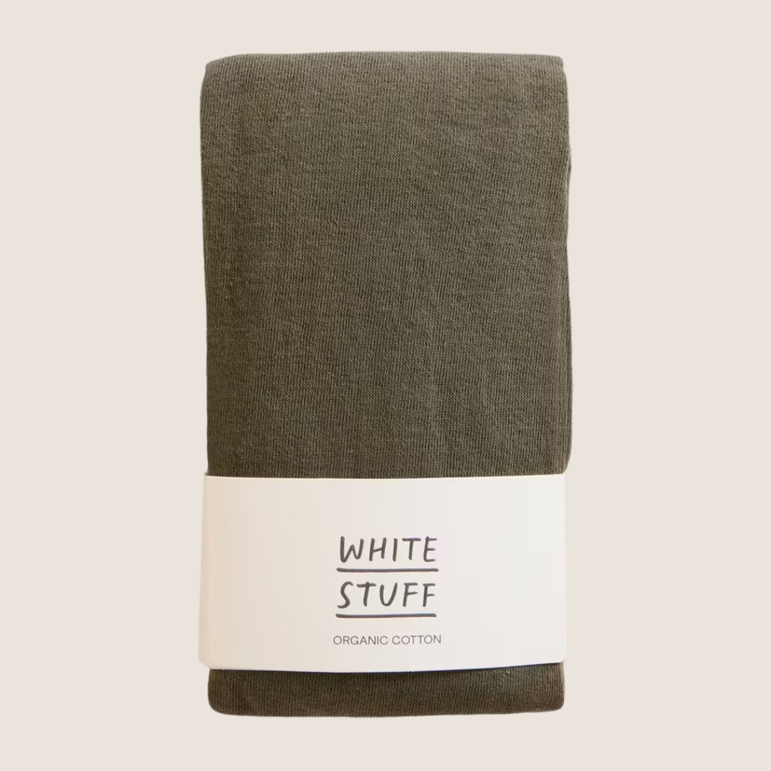 Patty Plain Tights - Khaki Green