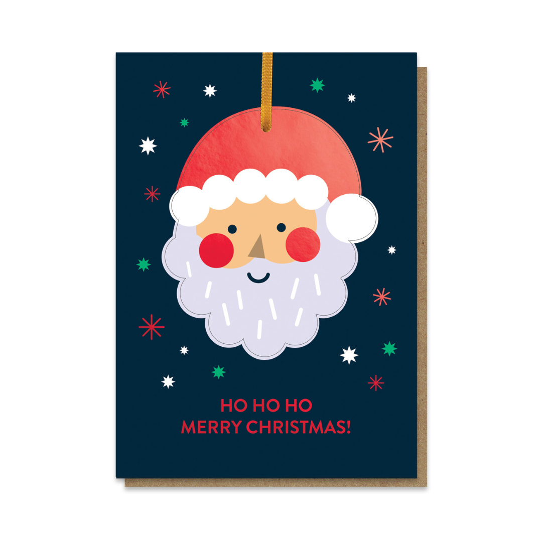 Christmas Card - Smiley Santa