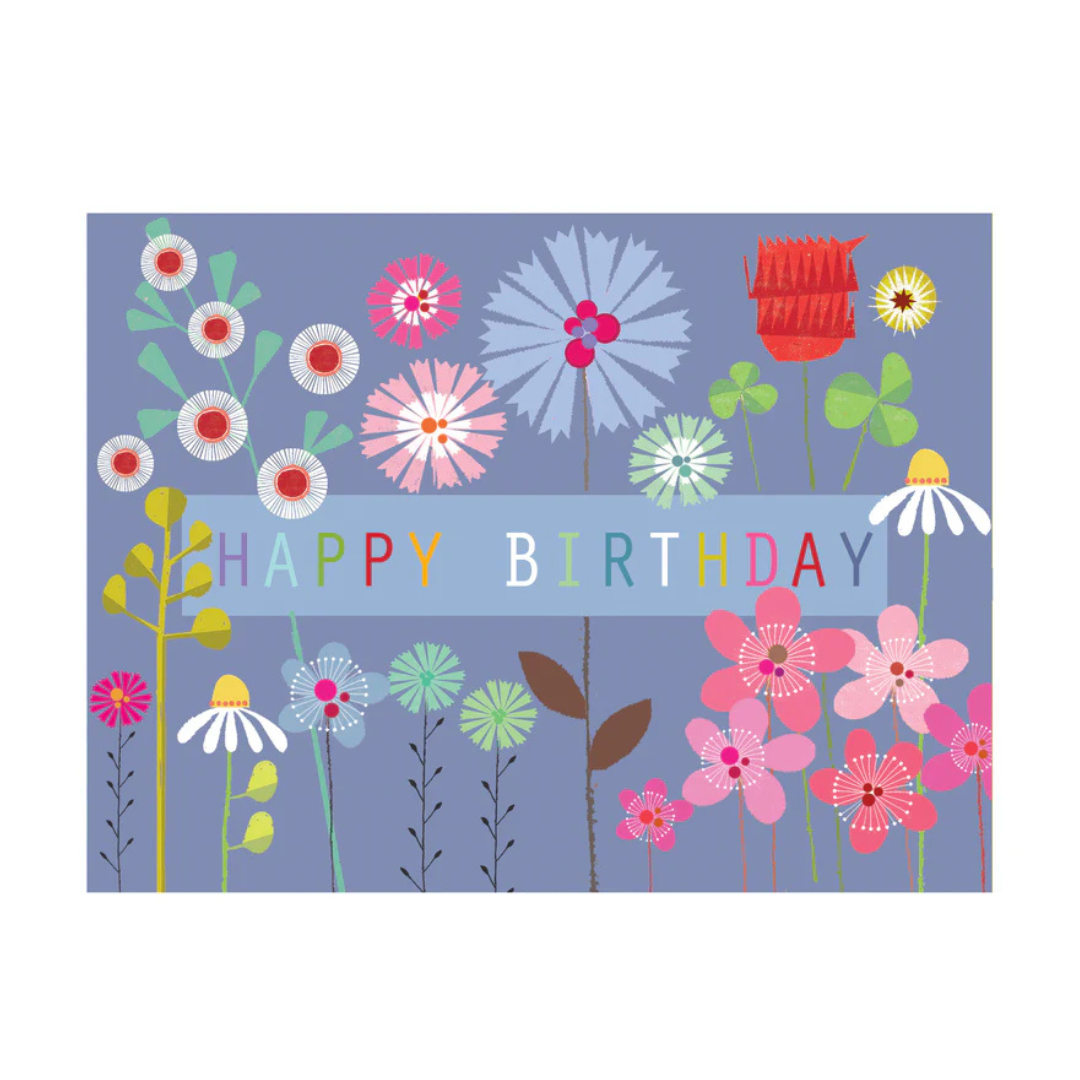 Happy Birthday Card - Floral