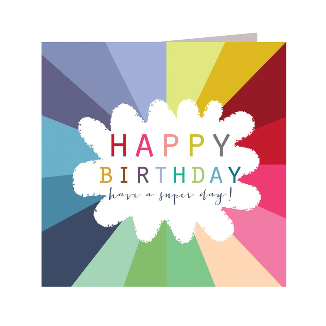 Happy Birthday Card - Colourful