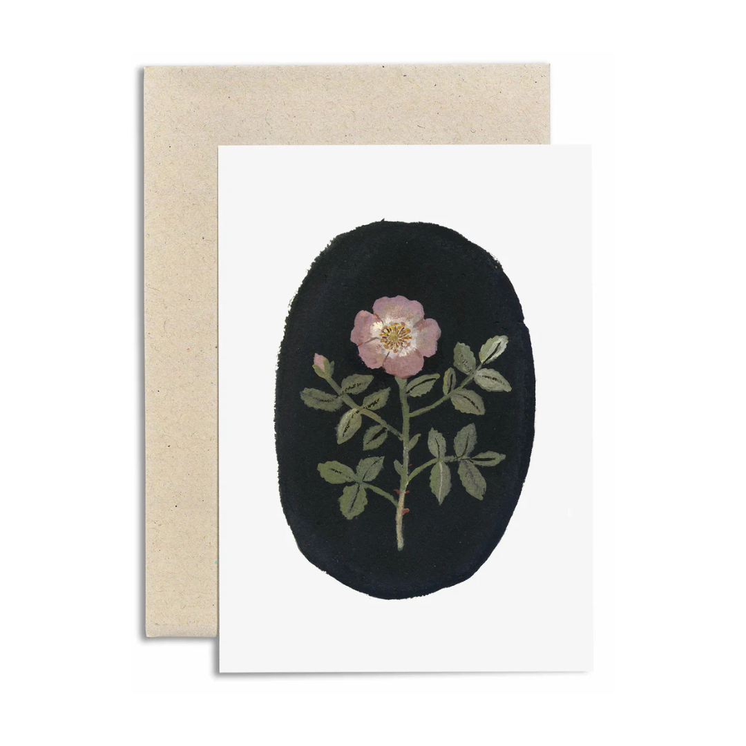 Greeting Card - Dog Rose