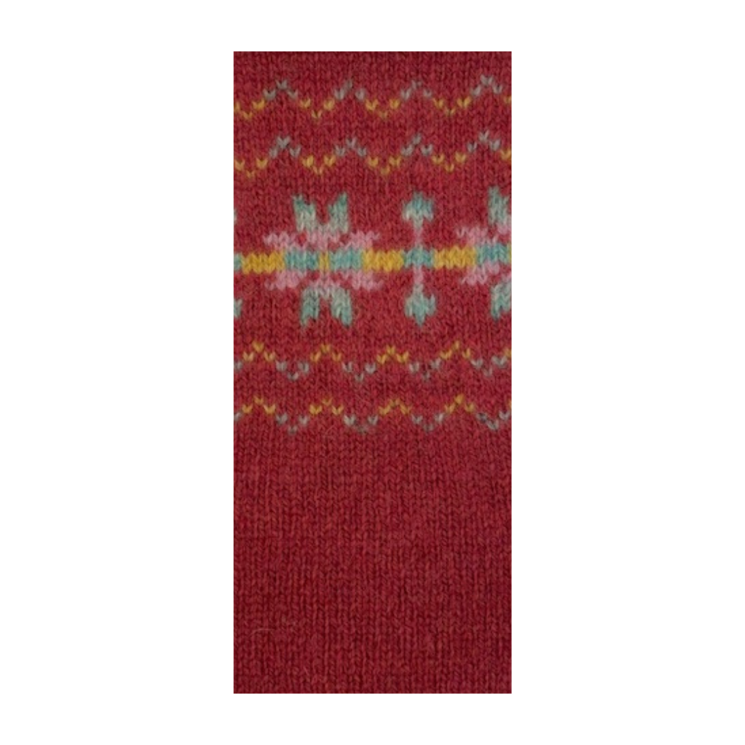 Fairisle Jumper - Framboise
