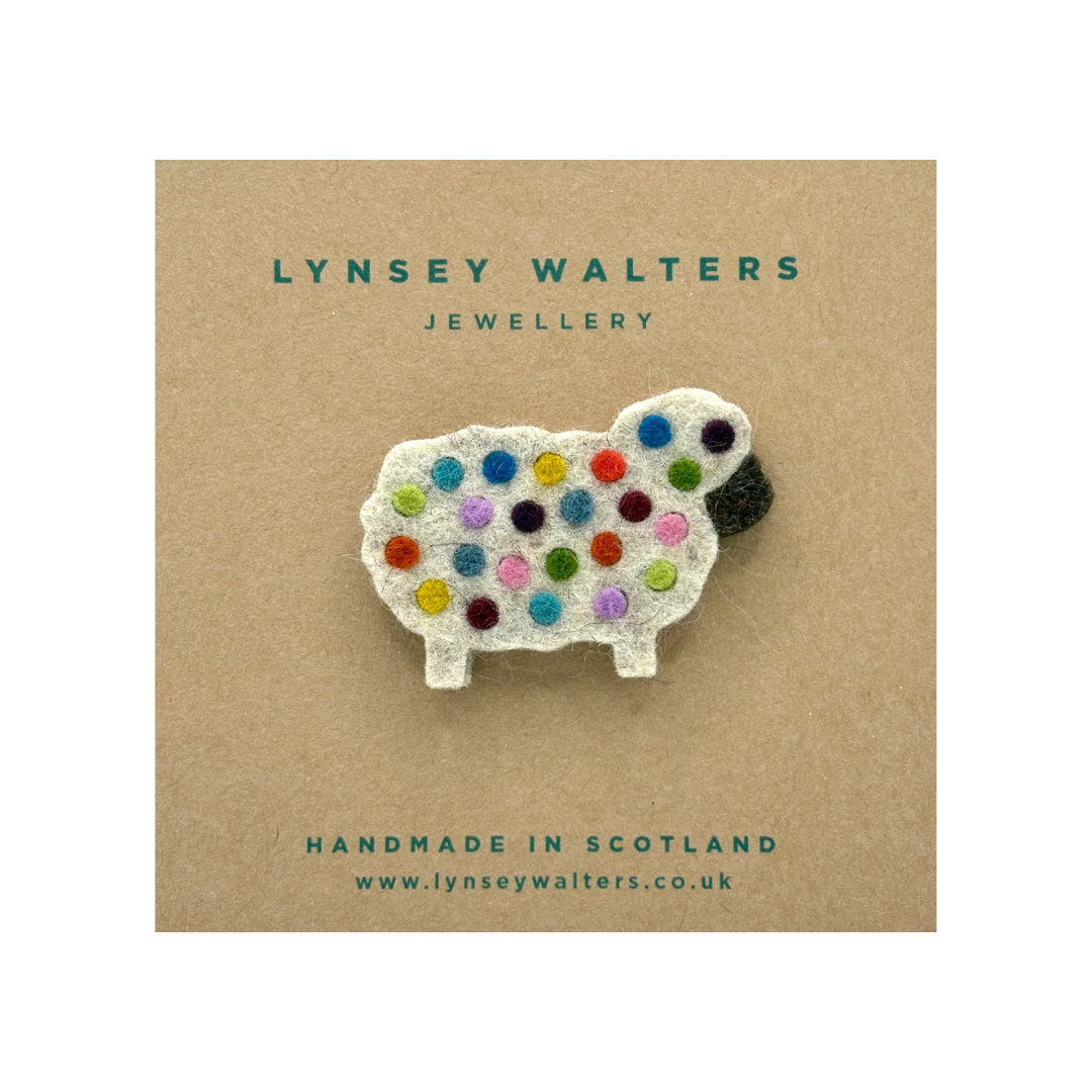 Cosy Wee Sheep Brooch - Yarndale