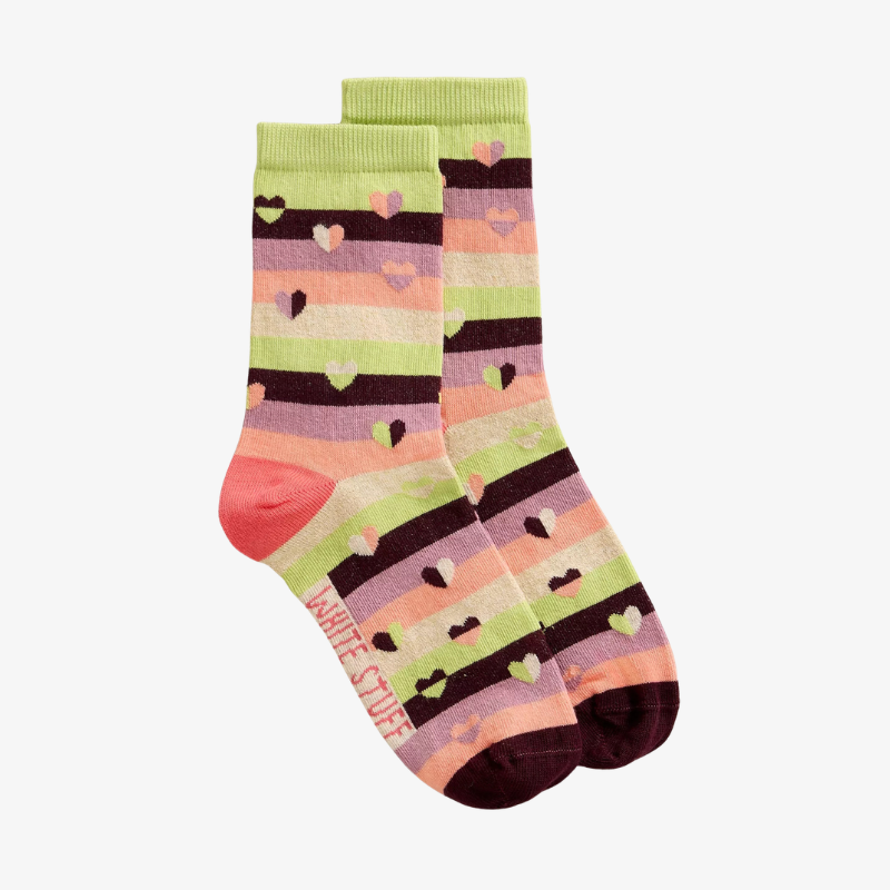 Pattern Ankle Sock - Green Multi