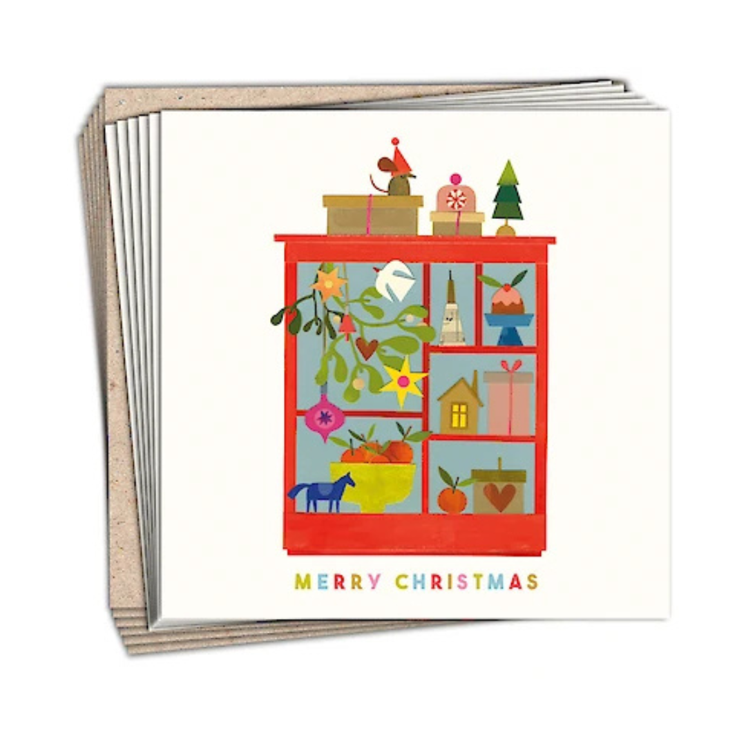 Christmas Cards Pack of 6 - Christmassy Cupboard