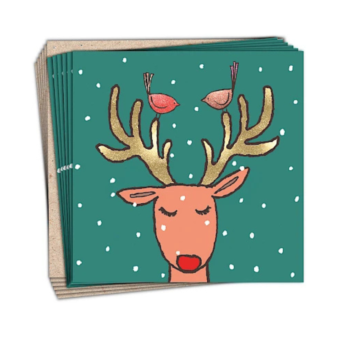 Christmas Cards Pack of 6 - Hello Deer