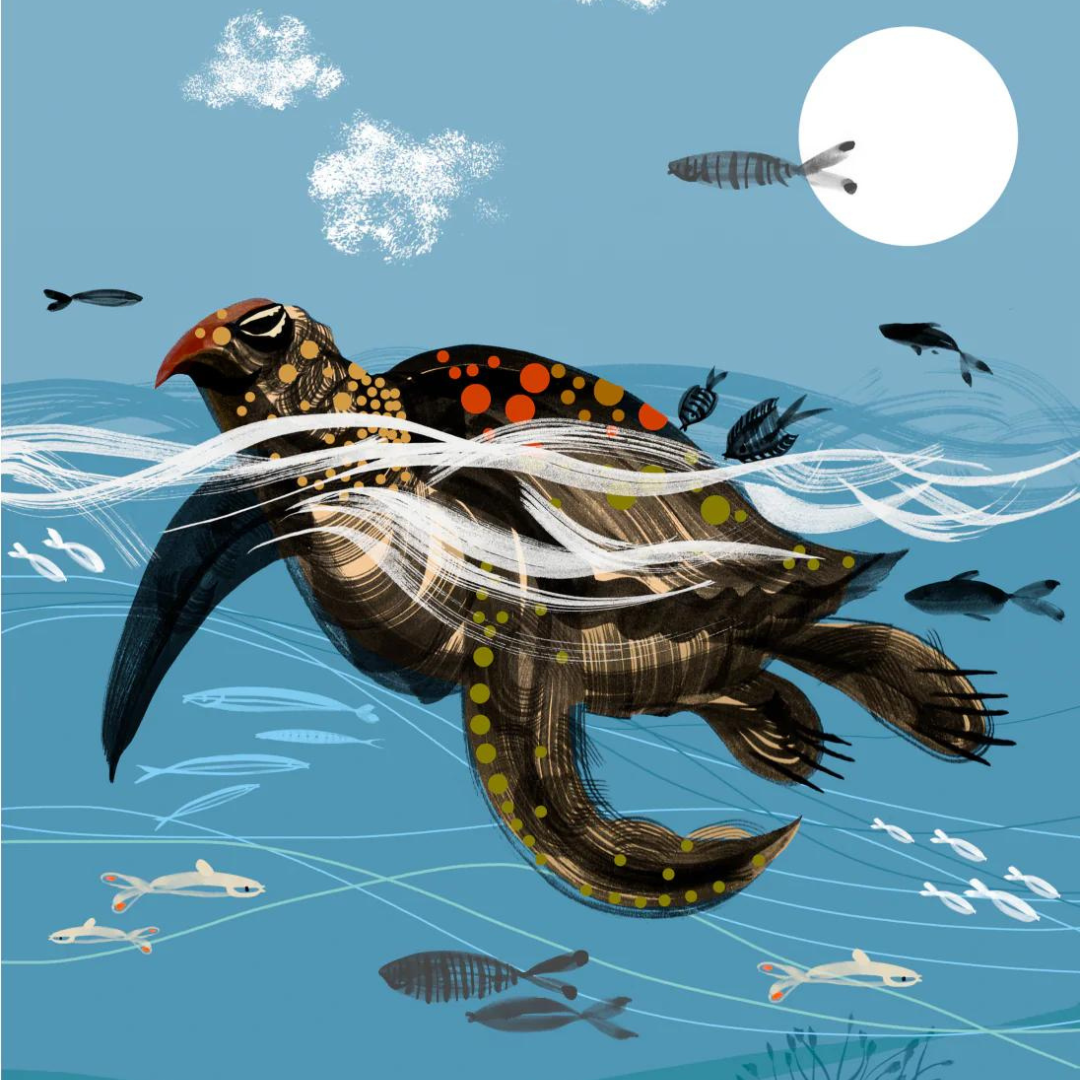 Sea Our Oceans - A4 Print - Sea Turtle
