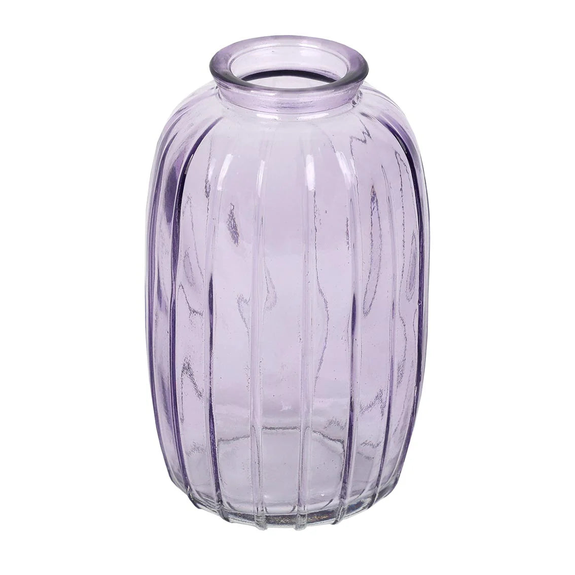 Glass Bud Vase - Tall - Lilac - 12cm