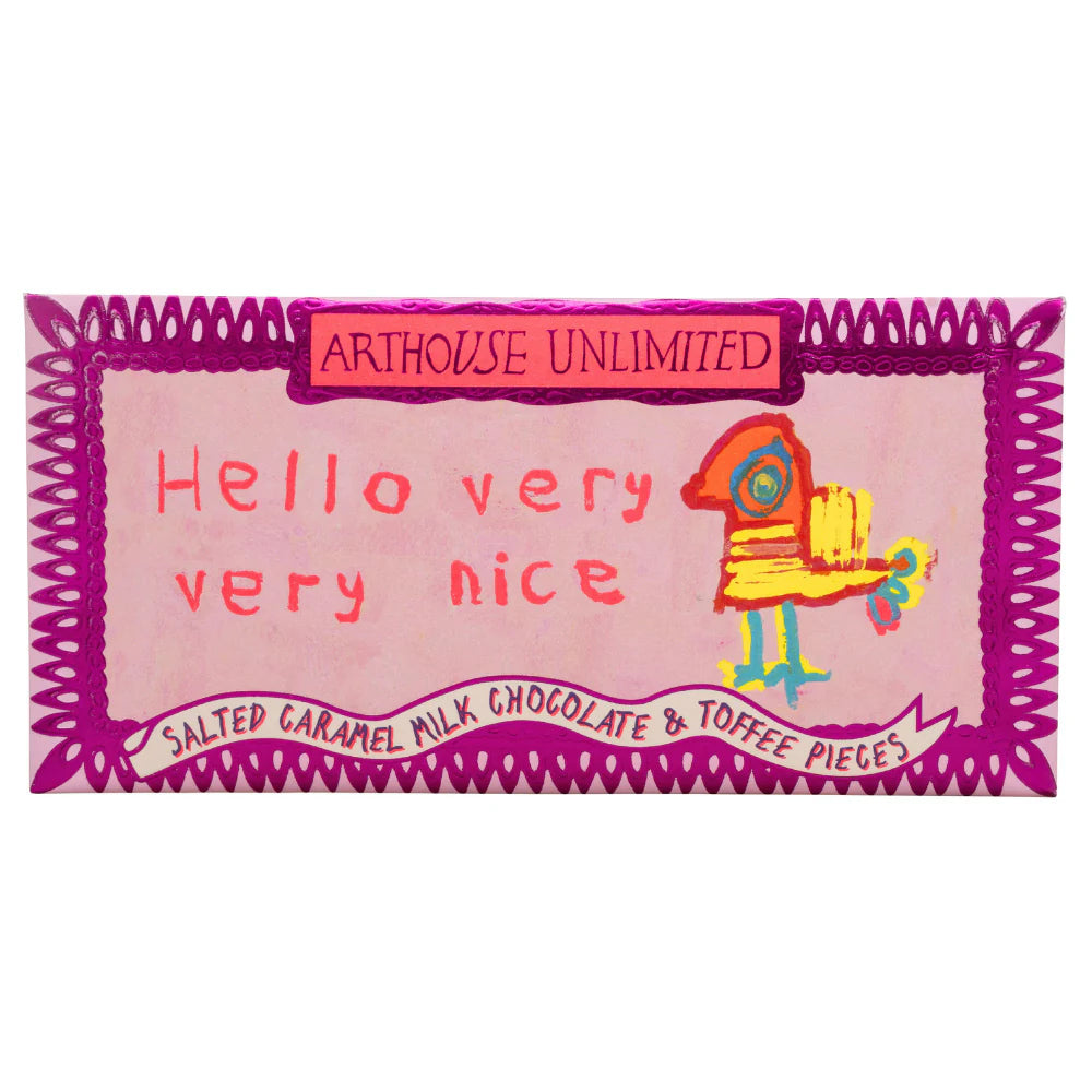 Hello, Very Very Nice - Salted Caramel Milk Chocolate with Toffee Pieces