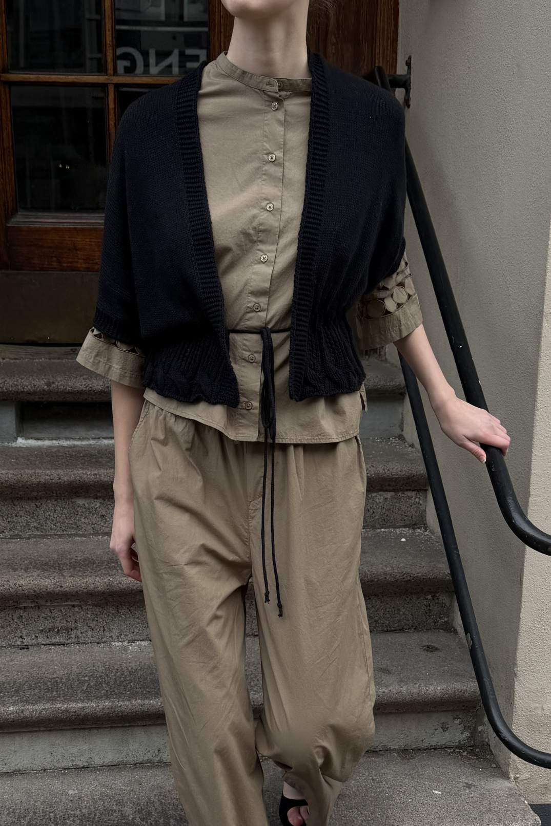 Vinnie Knitted Cardigan - Black