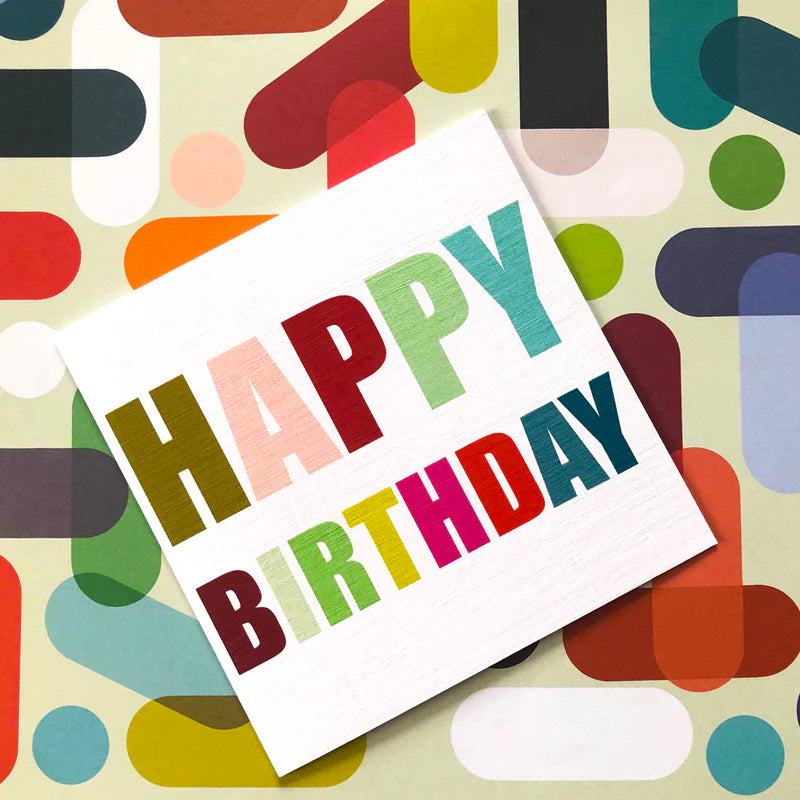 Happy Birthday Card - Bold