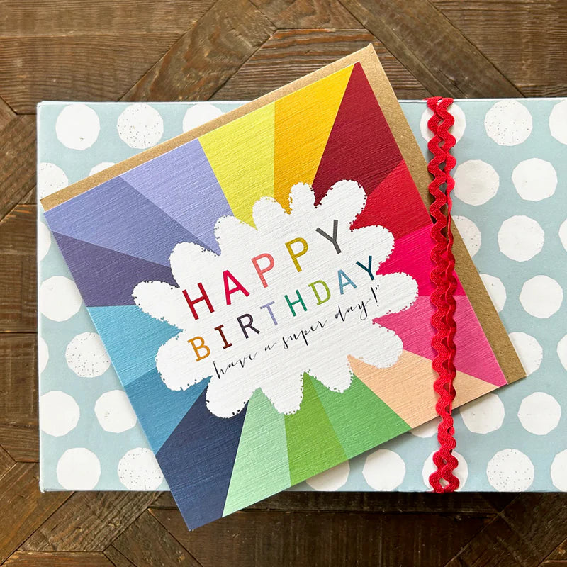 Happy Birthday Card - Colourful