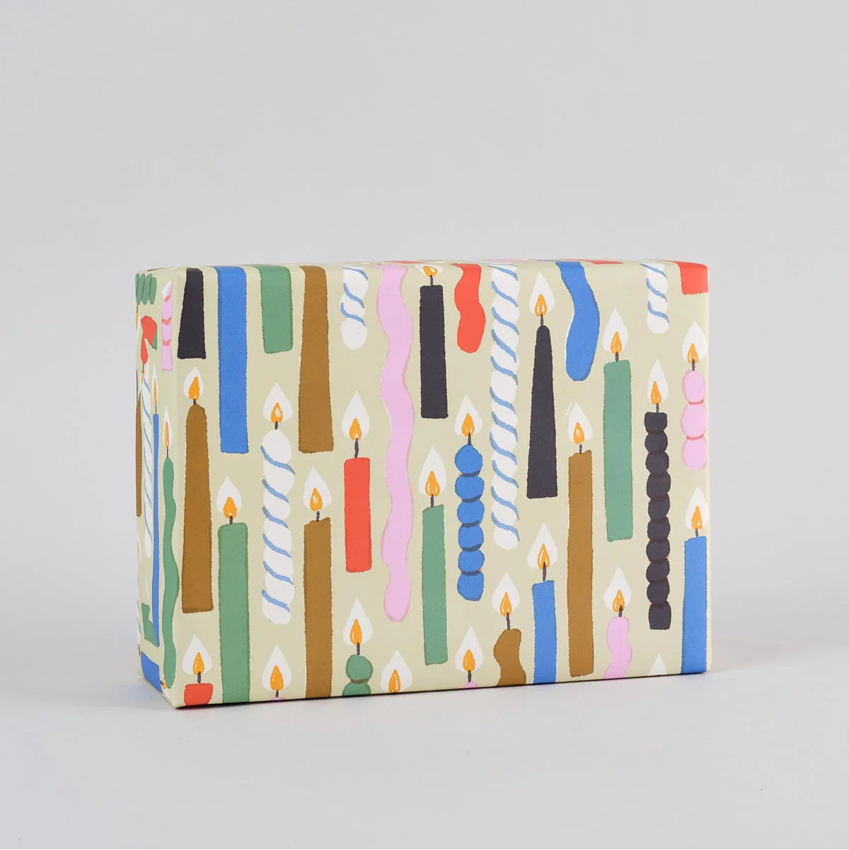 Wrapping Paper - 3 Sheets - Candles